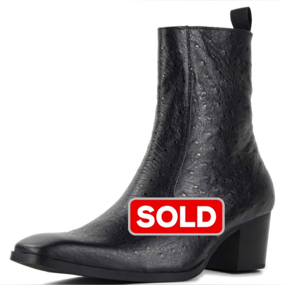 OSSTONE Chelsea Ankle Boots - Ankle Boots - Cowboy Western size 10.5 (V) - Picture 1 of 13